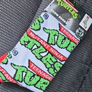 TMNT Teenage Mutant Ninja Turtles Crew Socks